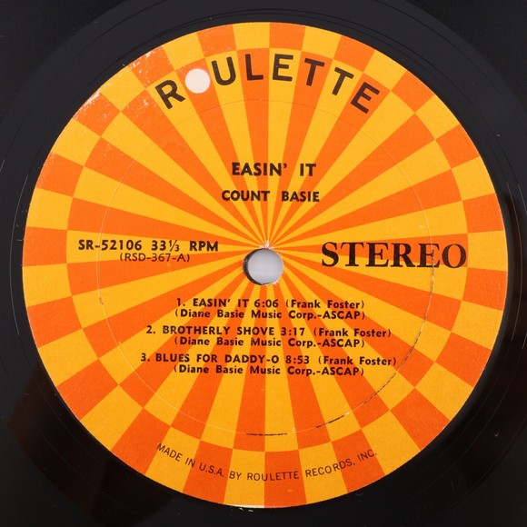 Count Basie - Easin' It (Music From The Pen Of Frank Foster) 12" Vinyl LP Record - Picture 7 of 12